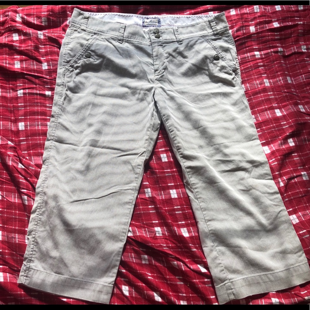 Stripped pattern pants